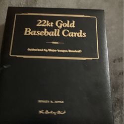 22kt Gold Baseball cards Set Of 50