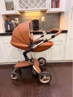 Mima Xari Luxury Stroller – Cognac Camel – Seat Included