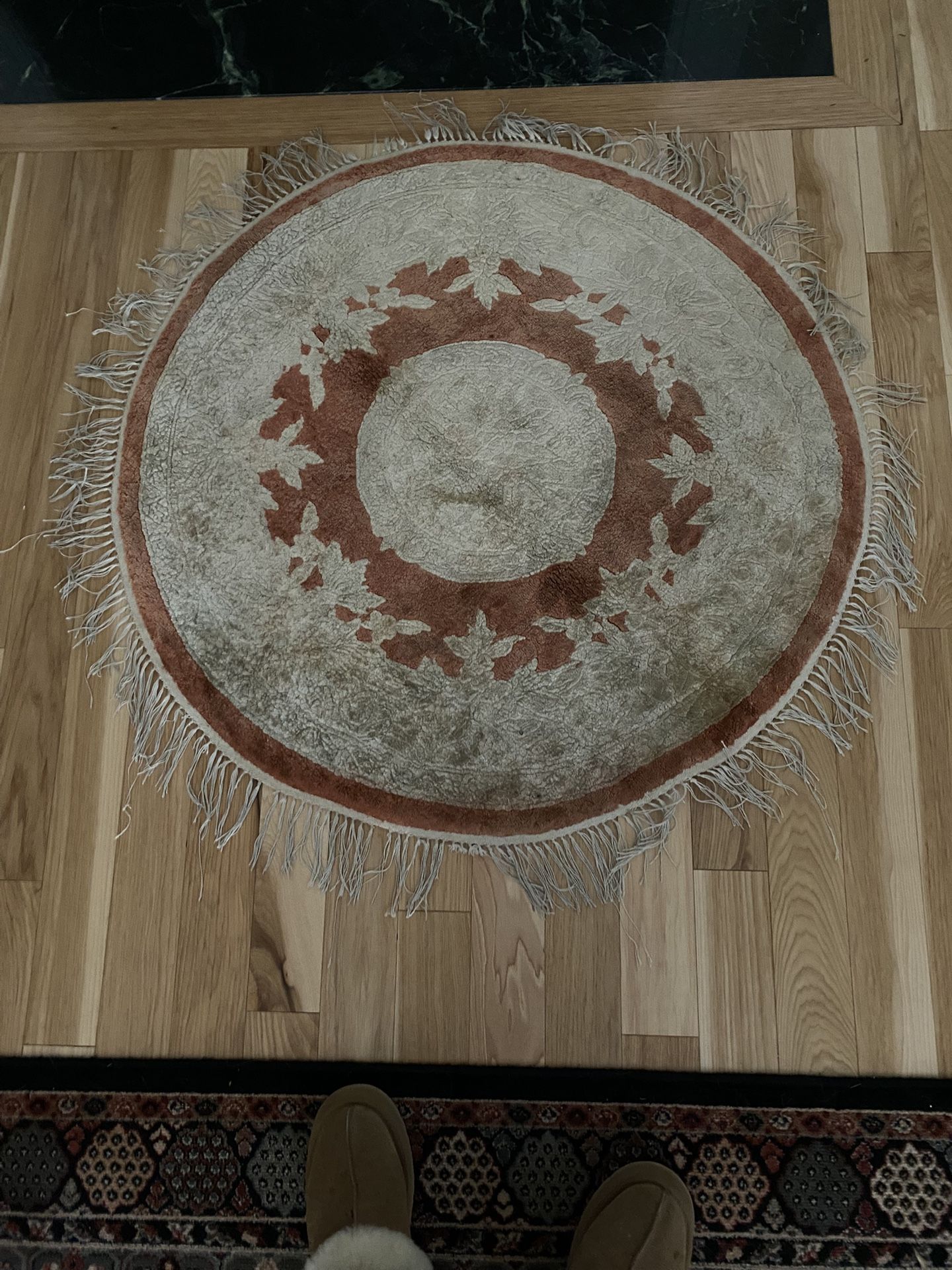 Silk Round Rug