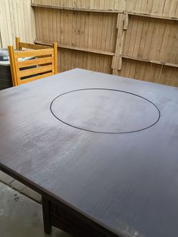 Dining Room Table With lazy Susan