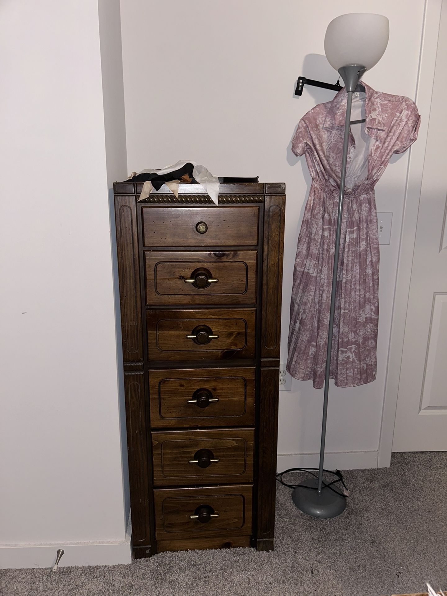 Tall Wooden Dresser