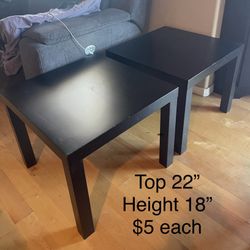 Black End Tables