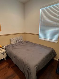 full size bed with frame