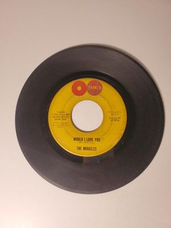 Vintage The Miracles 7" Vinyl Record Single 45 RPM Tamla Untested
