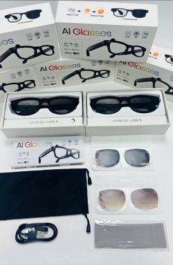 Al Smart  Glasses 8MP  Camera 4K HD Video Imagen Recogniton  Real -Time