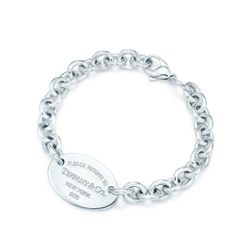 Tiffany & Co. Oval Tag Bracelet