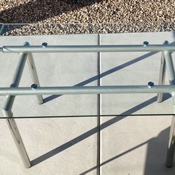 Glass & Stainless Steel Table