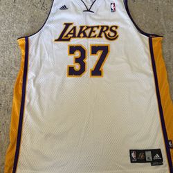 Adidas Authentic’s Los Angeles Lakers Ron Artest Jersey Size XL In Adult, Not Kobe, LeBron, Luka, Magic, Shaq, Nike, Mitchell & Ness