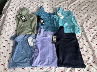 Men polo shirts size M Greg Norman Under Armour ($23 each)