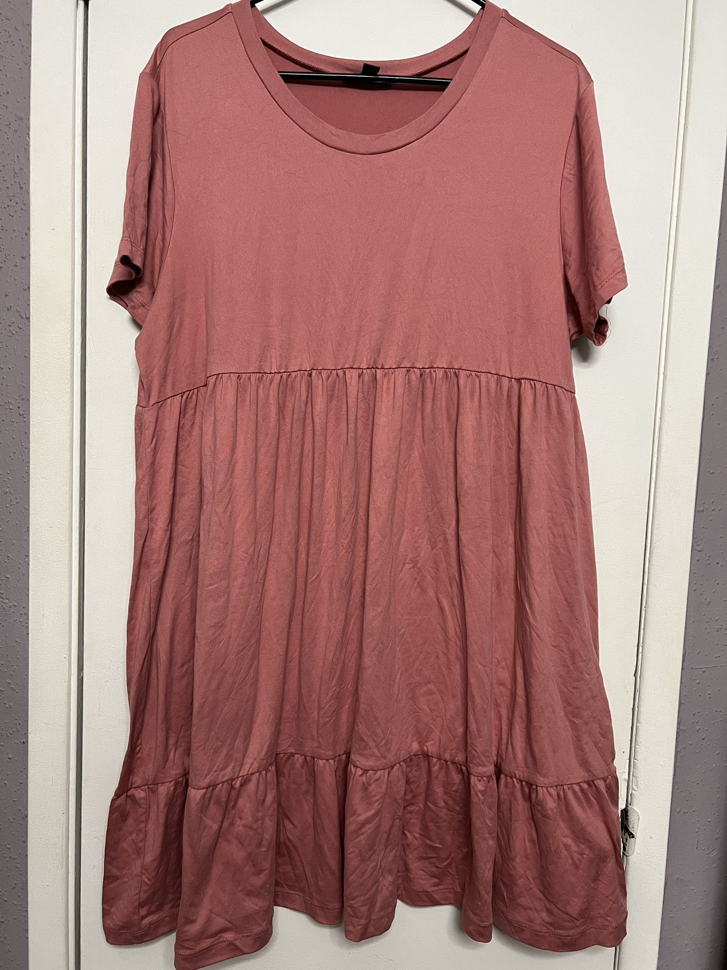 Plus Size Pink Dress XL