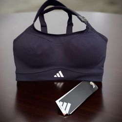 NWT New $60 Adidas TRLD High Support Sports Bra Size 2XS (C-D)