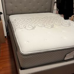 Bed Frame And Queen Size Bed