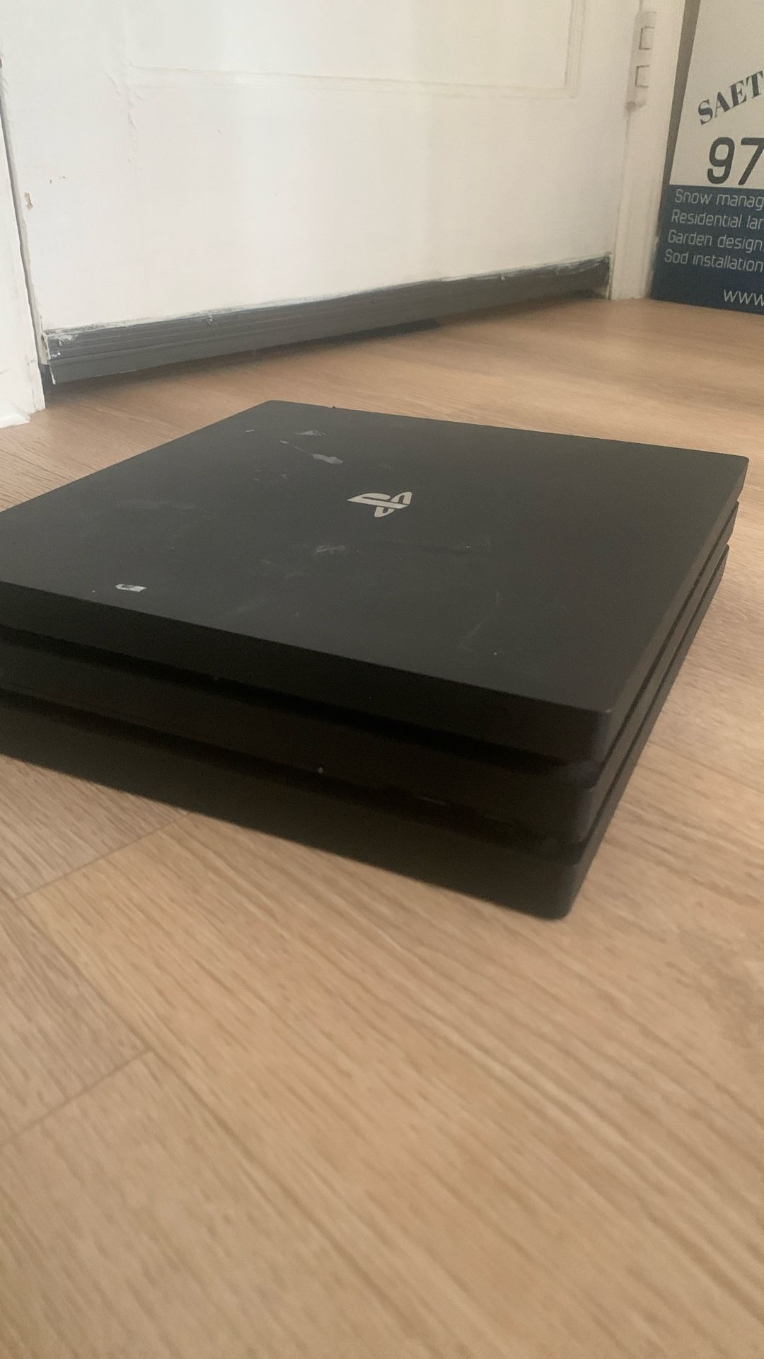 PS4 Pro With a Portable SSD P500 ( Extra Space To Play) and One Controller