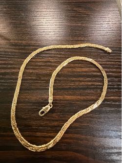 Solid 18K Byzantine Woven Gold Chain 22.26g