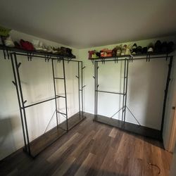 Exposed Closet/Clothing Rack