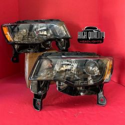 Jeep Grand Cherokee 2017. 2021 headlights.