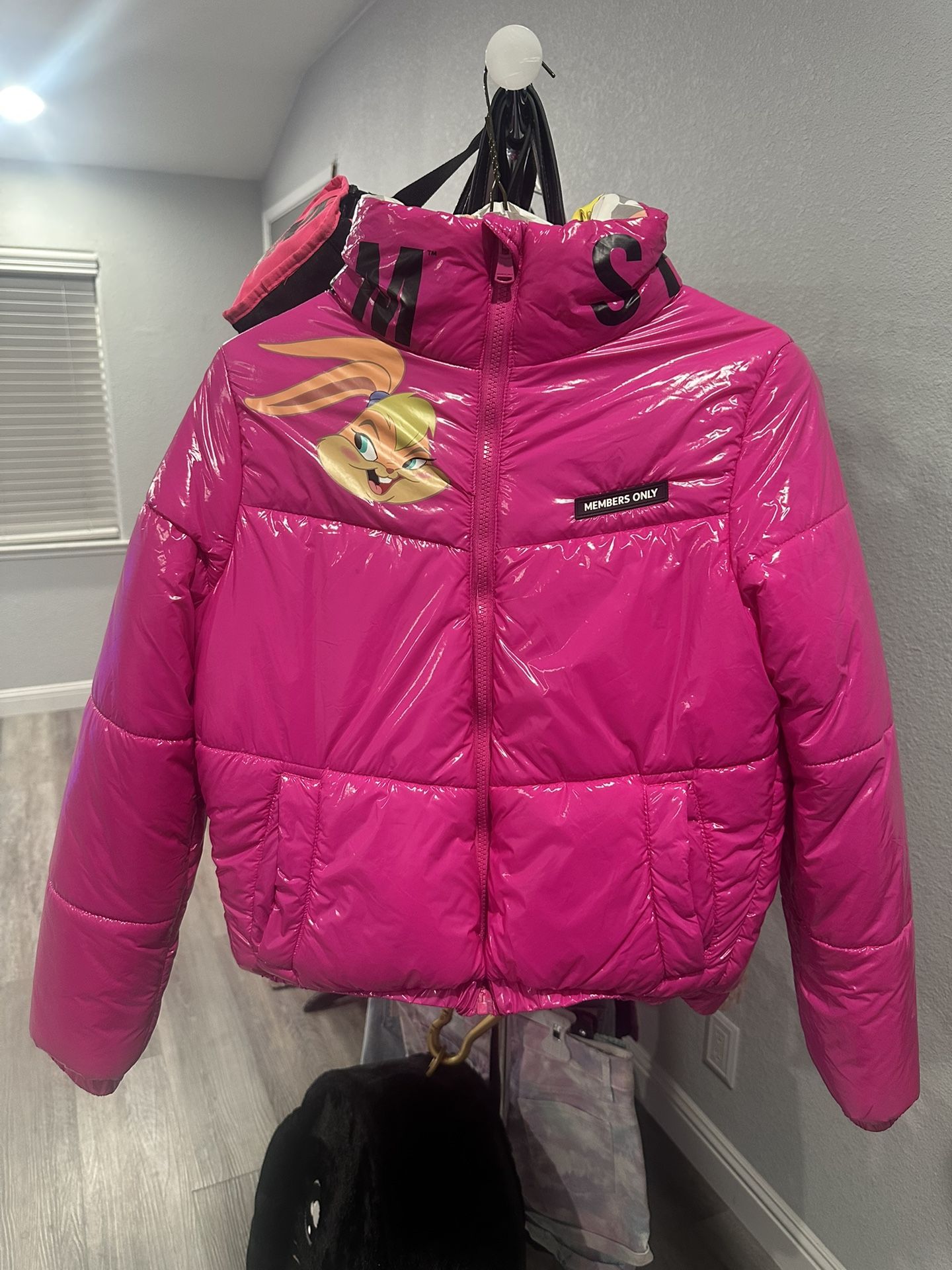 Space Jam Puffer Members Only Jacket