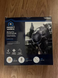 Quick-attach Misting Fan Conversion Kit 8-ft 10-in Low pressure 18-sq ft Residential Misting System
