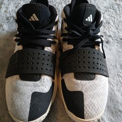 Adidas Black And White Men Sneakers.  Size 8.5 