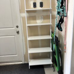 White Shelving Unit