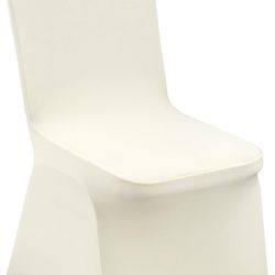 Ivory Chair Covers Polyester Spandex