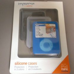 Apple iPod Nano 3rd Generation gen Silicone Case 3 Pack Griffin Immerse cover