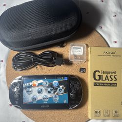 Sony PlayStation Vita PCH-1000 OLED Handheld Console + Official 64GB Memory Card