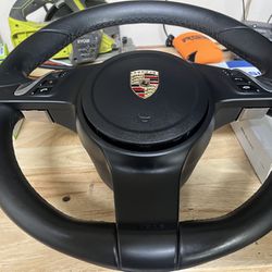 Porsche 991.1 MF Steering Wheel Complete