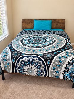 Queen Bed Frame + Nectar Queen Mattress – Great Condition