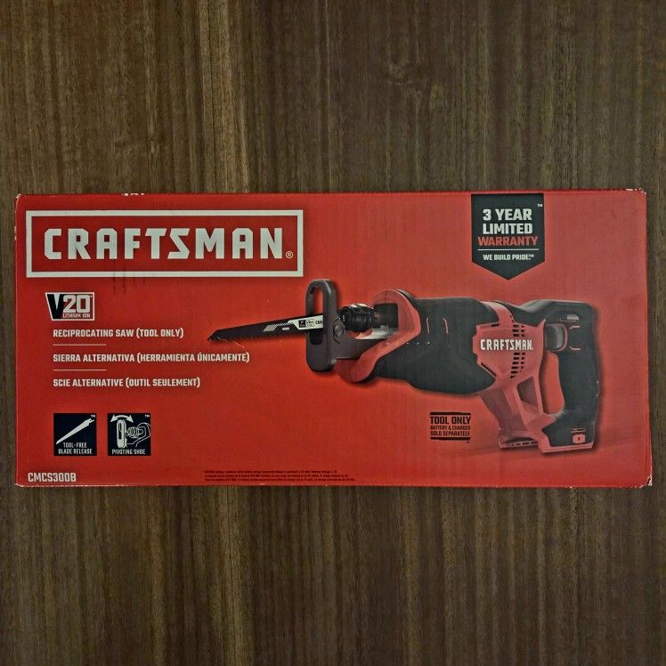Craftsman V20 Reciprocating Saw (Tool Only)