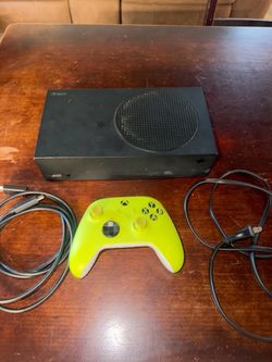 Xbox Series S Black 1TB Console with Controller and All Cables