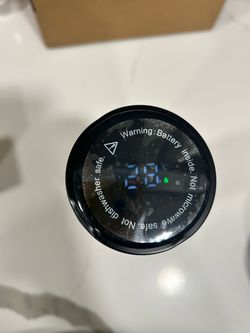 Showing temporary bottle