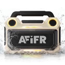 New-Outdoor Bluetooth Speaker, 160W Loud Bass! Rugged, IP67 Waterproof, 24H Playtime with Lights, Wireless TWS Pairing Portable Speakers for Party, Ou