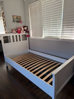 White bed