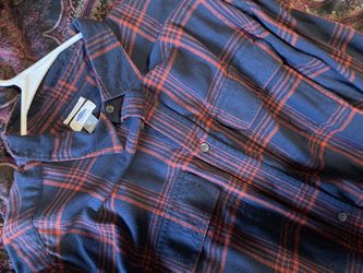 Blue Red Lines Lumberjack Shirt