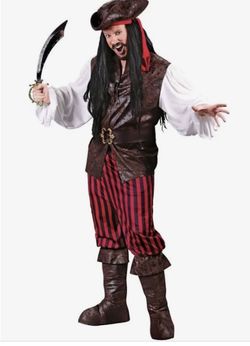 High Seas Buccaneer Mens Costume
