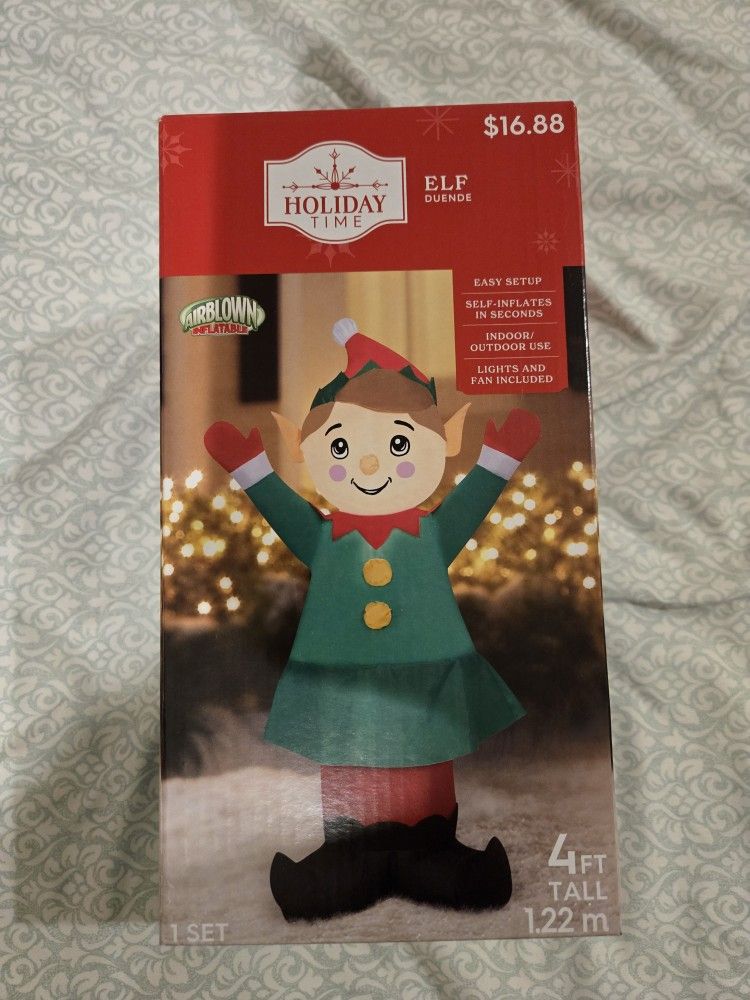Elf Christmas  Inflatable  New