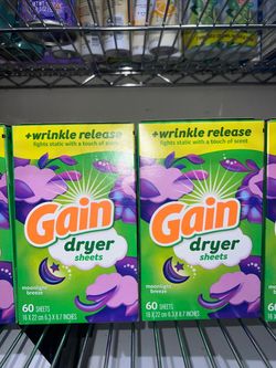 Gain dry sheets $3 each 🫶🏻