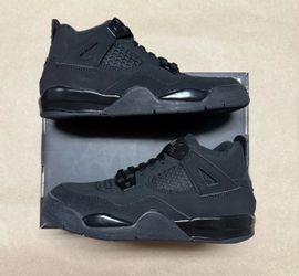 Nike Air Jordan 4 Retro PS Black Cat 2025 size 1y Basketball shoes NEW!