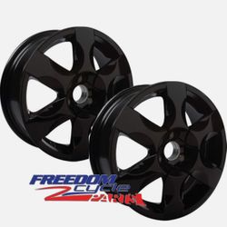 NOS 2012-PRIOR CAN-AM RS SPYDER ROADSTER 6-SPOKE 14" WHEEL SET (Front Pair) 