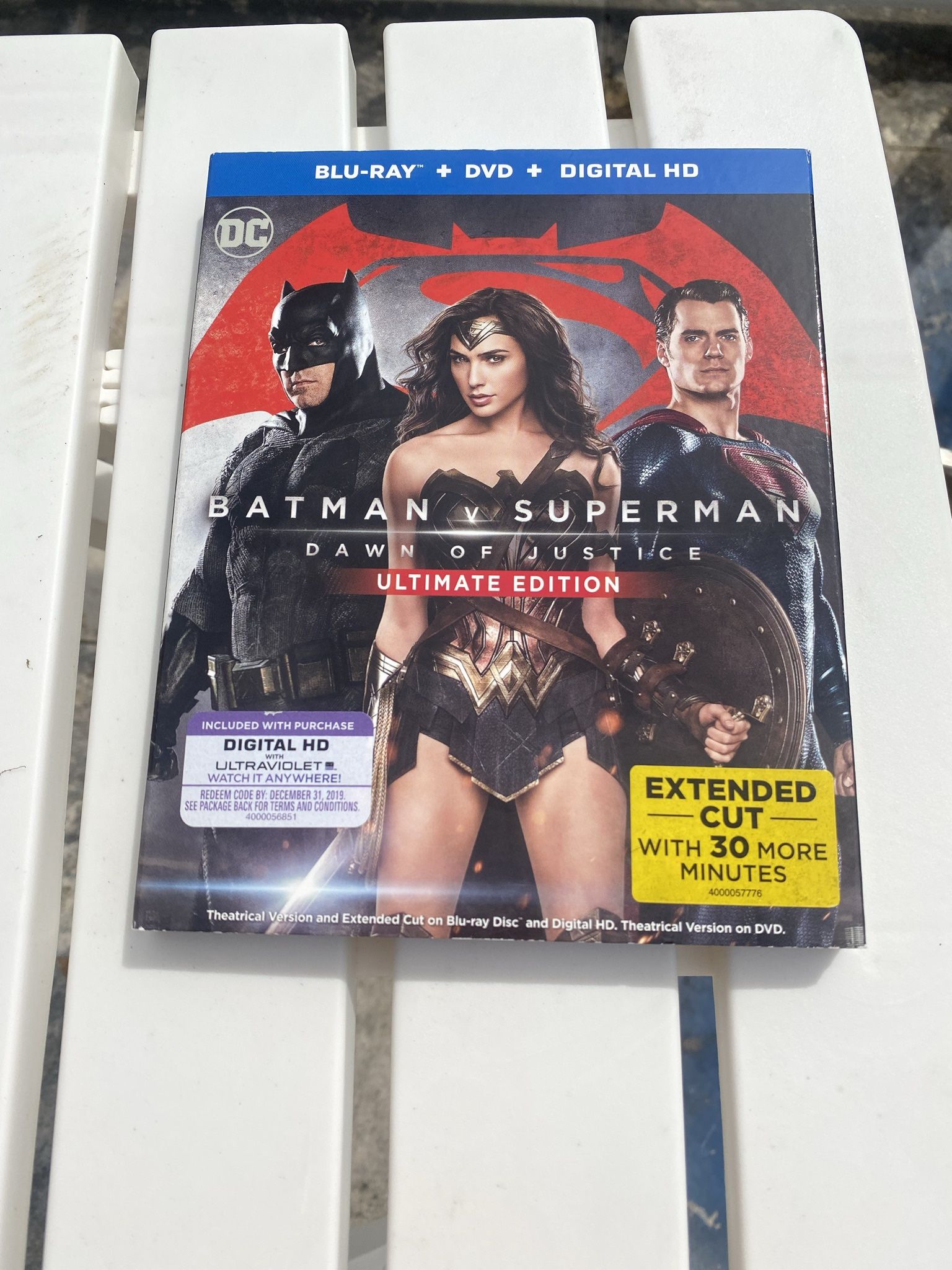 Batman V Superman Movie Blu-Ray / DVD Ultimate Edition