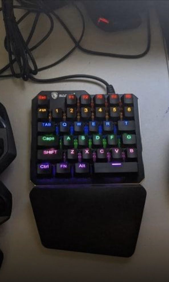 Half Mechanical Gaming Keyboard RGB