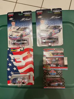 Lot of 5 NASCAR Die-Cast Cars - Jeff Burton, Dale Earnhardt, Dale Blaney