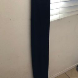 Slim Black Dress With Slit 