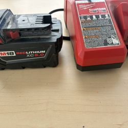 Milwaukee Battery With Charger