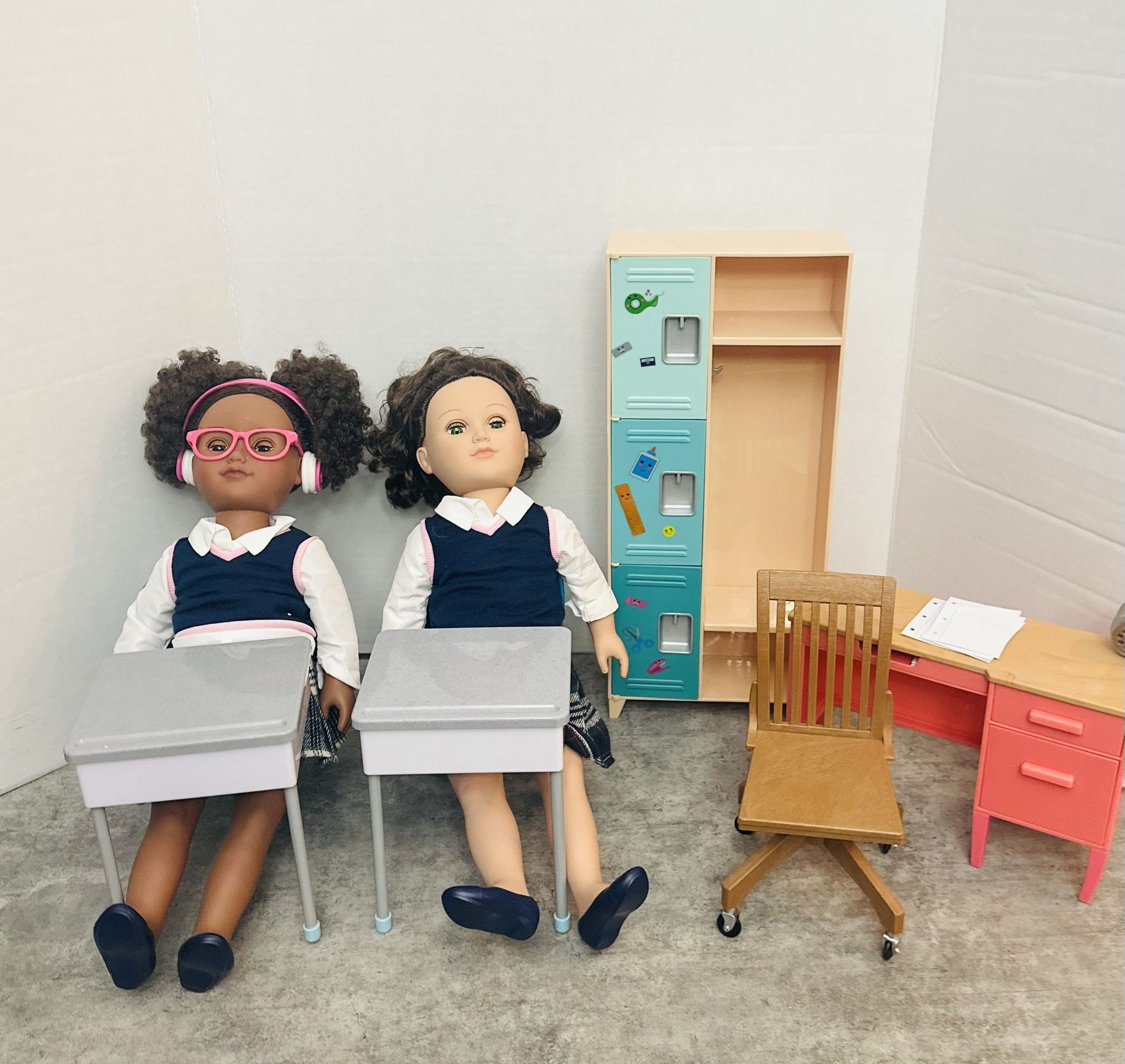 Dolls And School Furniture