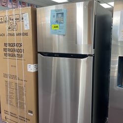 Refrigerator 30” Stainless Steel New And 1 Year Warranty  