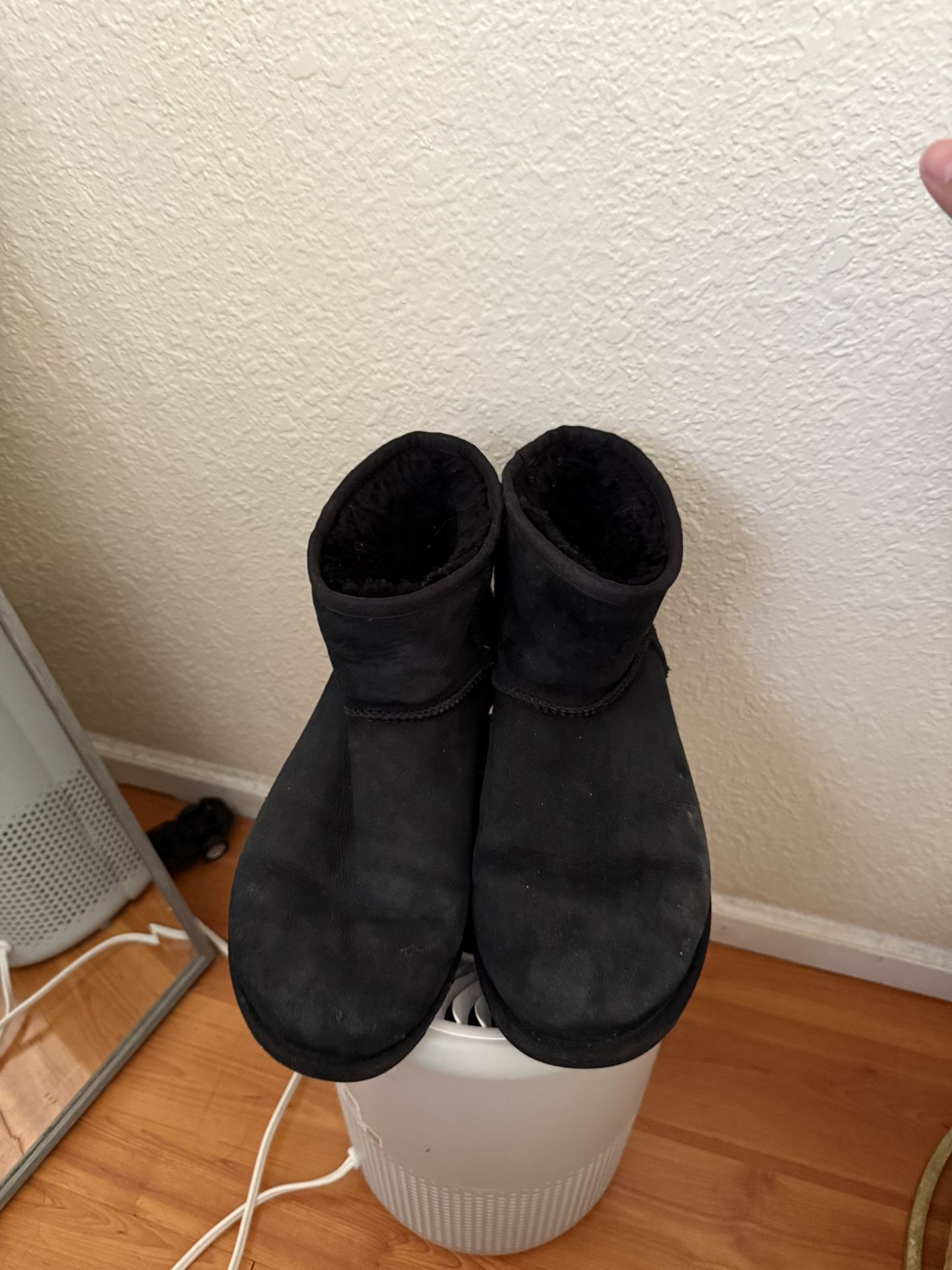 Black UGG boots