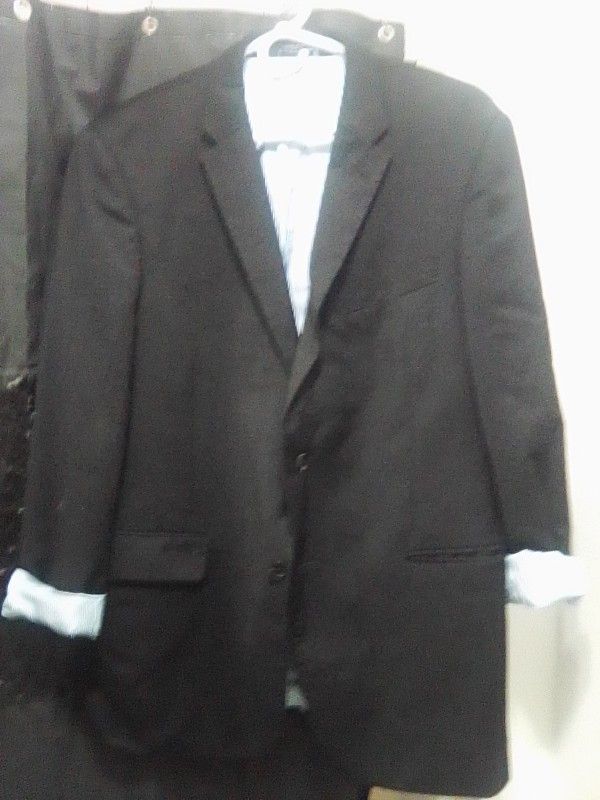 Tommy Hilfiger 100 Percent Wool Blazer Black