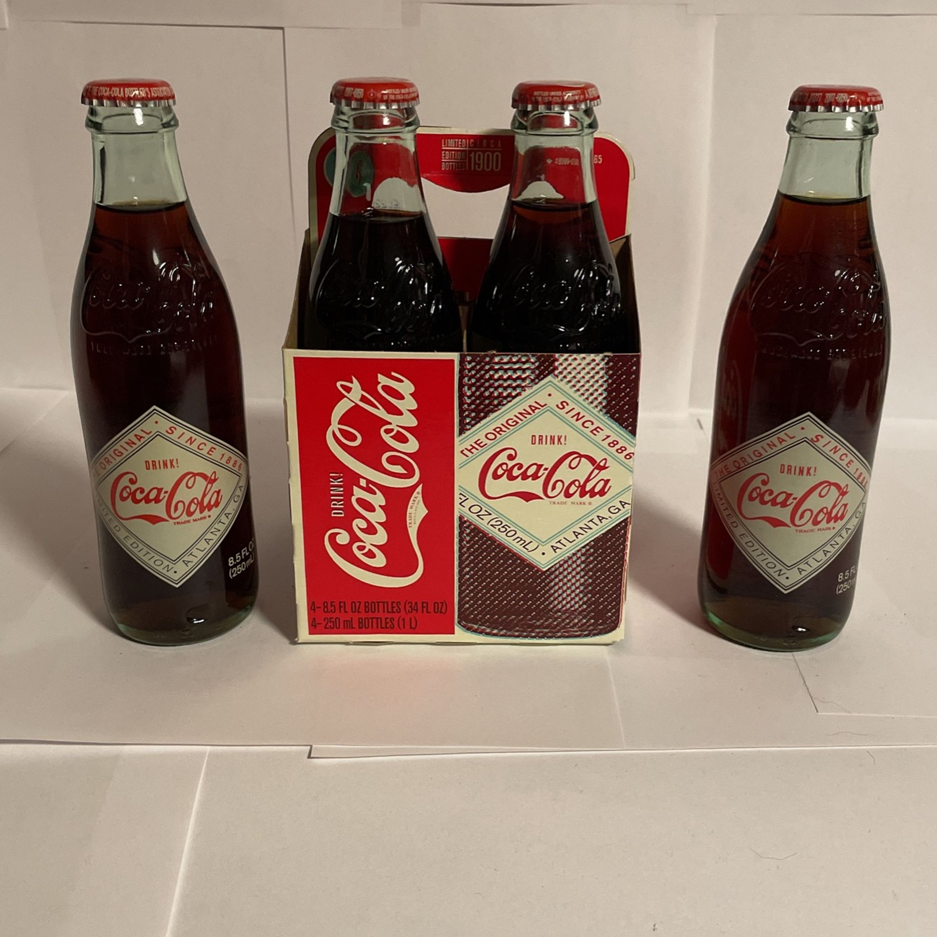 Coca-Cola Four Pack Reproduction Bottles!